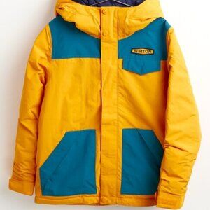 NEW Burton Jacket Youth Boys Small and Large Cadmium Yellow Dugout Snowb…